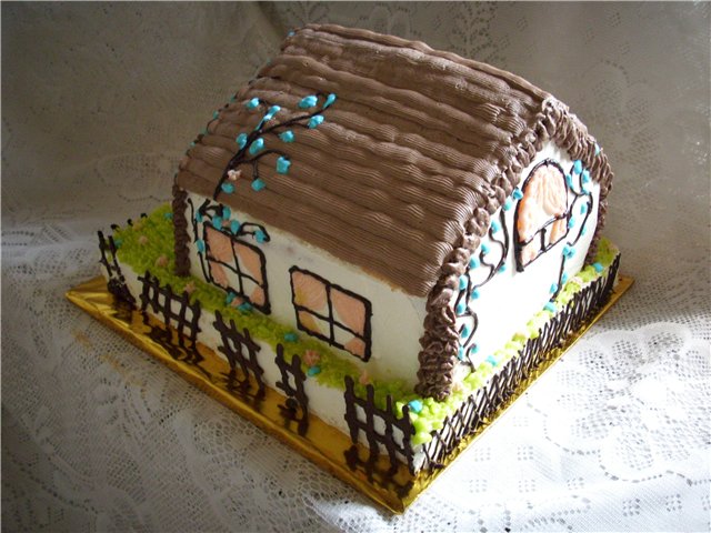 Mga kastilyo, palasyo, bahay (cake)