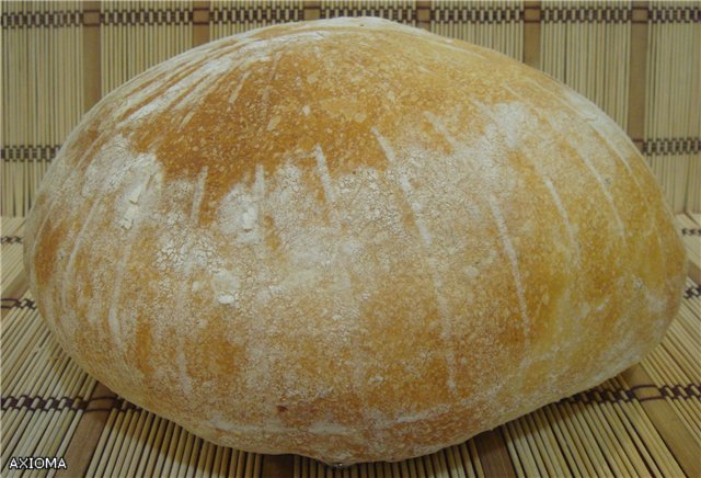 Italian bread (Ann Thibeault) in the oven