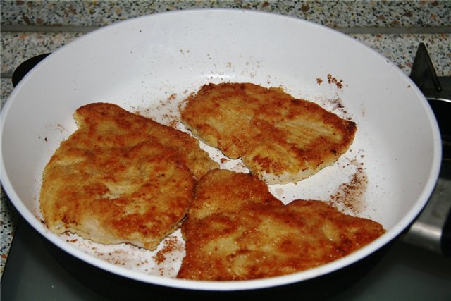 Schnitzel de mostaza