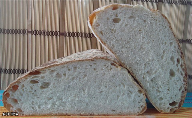 Italiaans brood (Ann Thibeault) in de oven