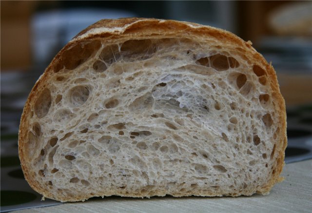 Ciabatta Peter Reinhart (duża) w piekarniku