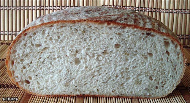 Italiaans brood (Ann Thibeault) in de oven