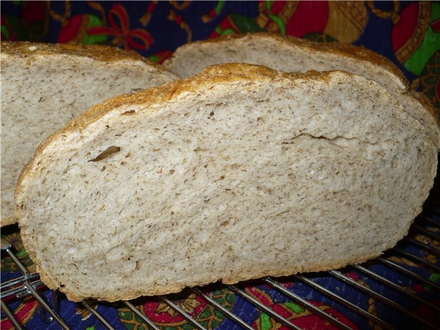 Shaped wheat bread "7 cereals" (oven)