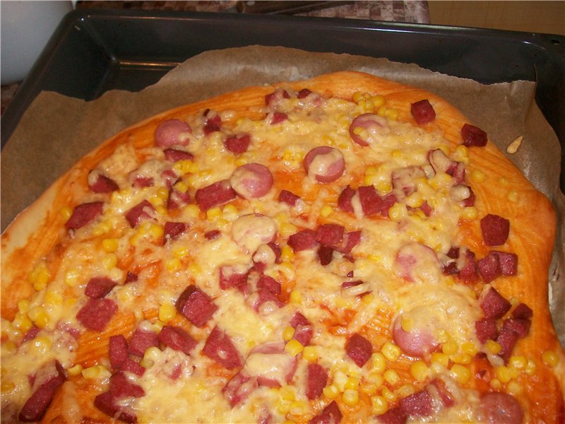 Pizza na cienkim cieście w wypiekaczu do chleba Panasonic SD-2500