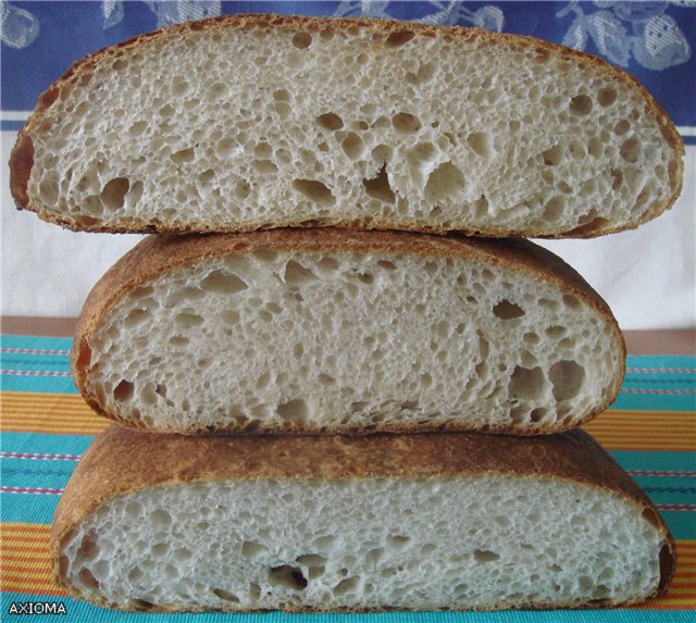 Italian bread (Ann Thibeault) in the oven