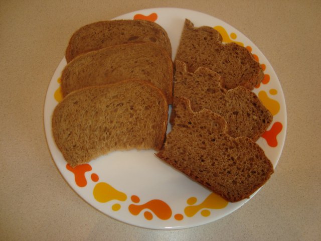 Pane Borodino Lo stesso nella macchina per il pane