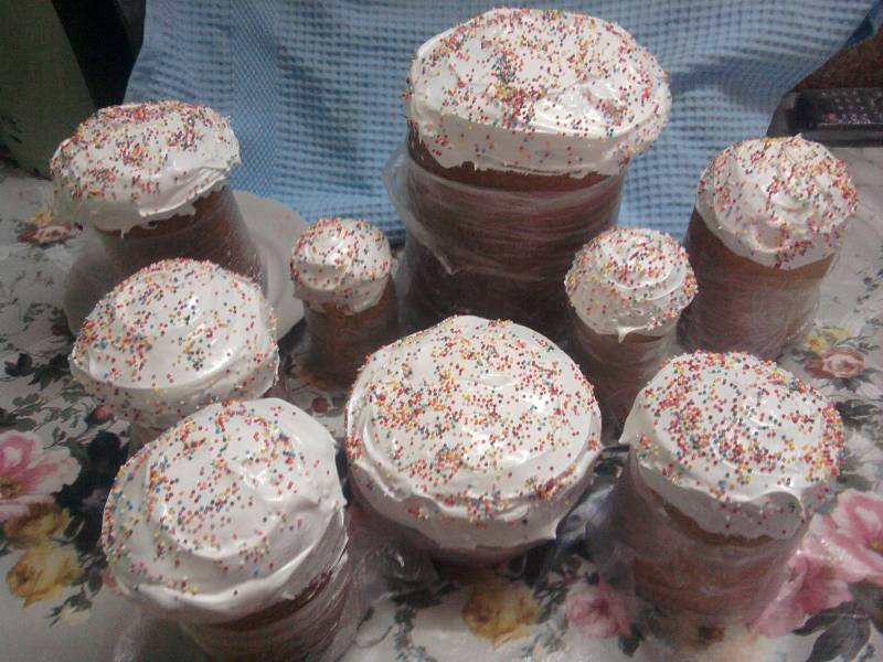 Kulich กับ Myasoedovskaya ในเตาอบ (เจ้านายชั้นสูง)