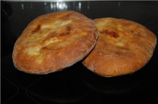 Tortillas con queso feta y pimiento rojo