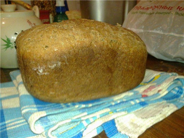 Buckwheat Bread Fluffy (เครื่องทำขนมปัง)