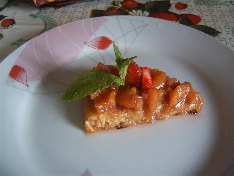 Lazy Stollen cakes with strawberries and poppy seed mousse