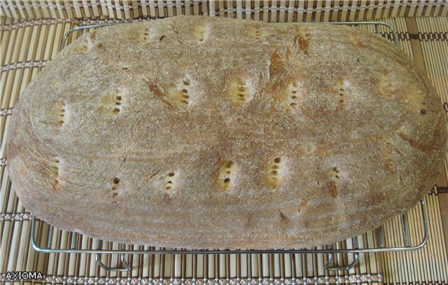 Italiaans brood (Ann Thibeault) in de oven