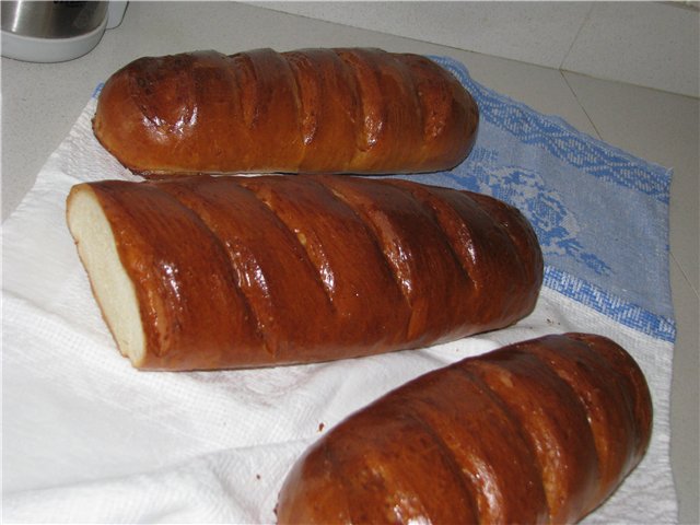 Varie pagnotte, baguette, trecce (opzioni di cottura) da Admin.