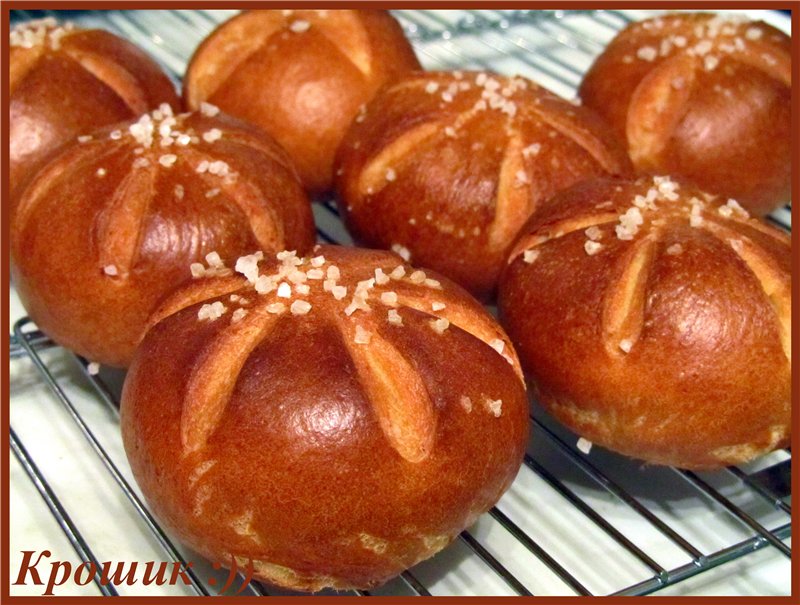 Pretzeli buns