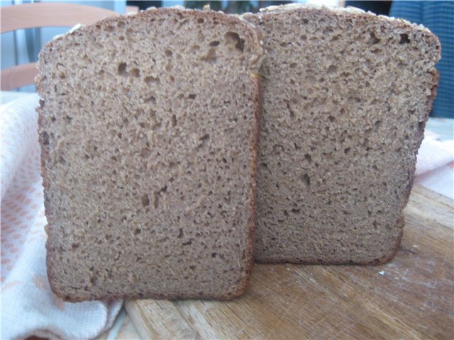 Rye sourdough according to the Sarychev method