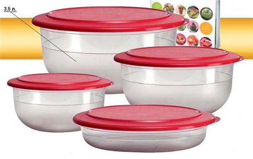 Plastic dishes Tupperware - reviews