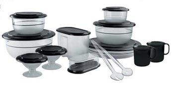 Plastic dishes Tupperware - reviews