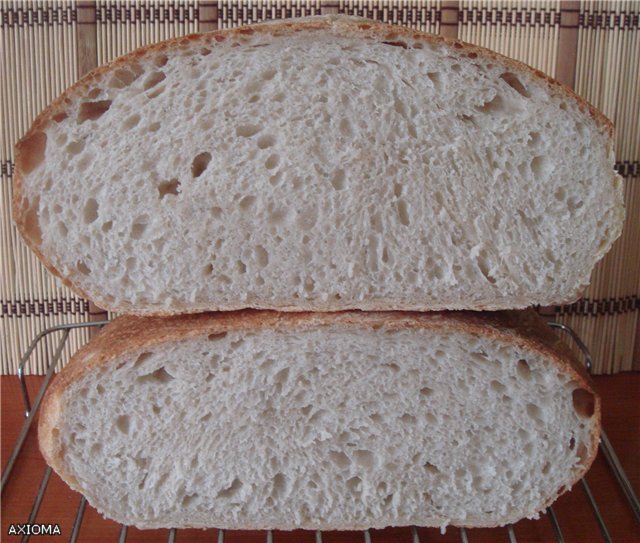 Italian bread (Ann Thibeault) in the oven