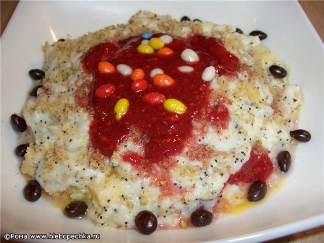 Marmellata cruda (bacche grattugiate con zucchero)