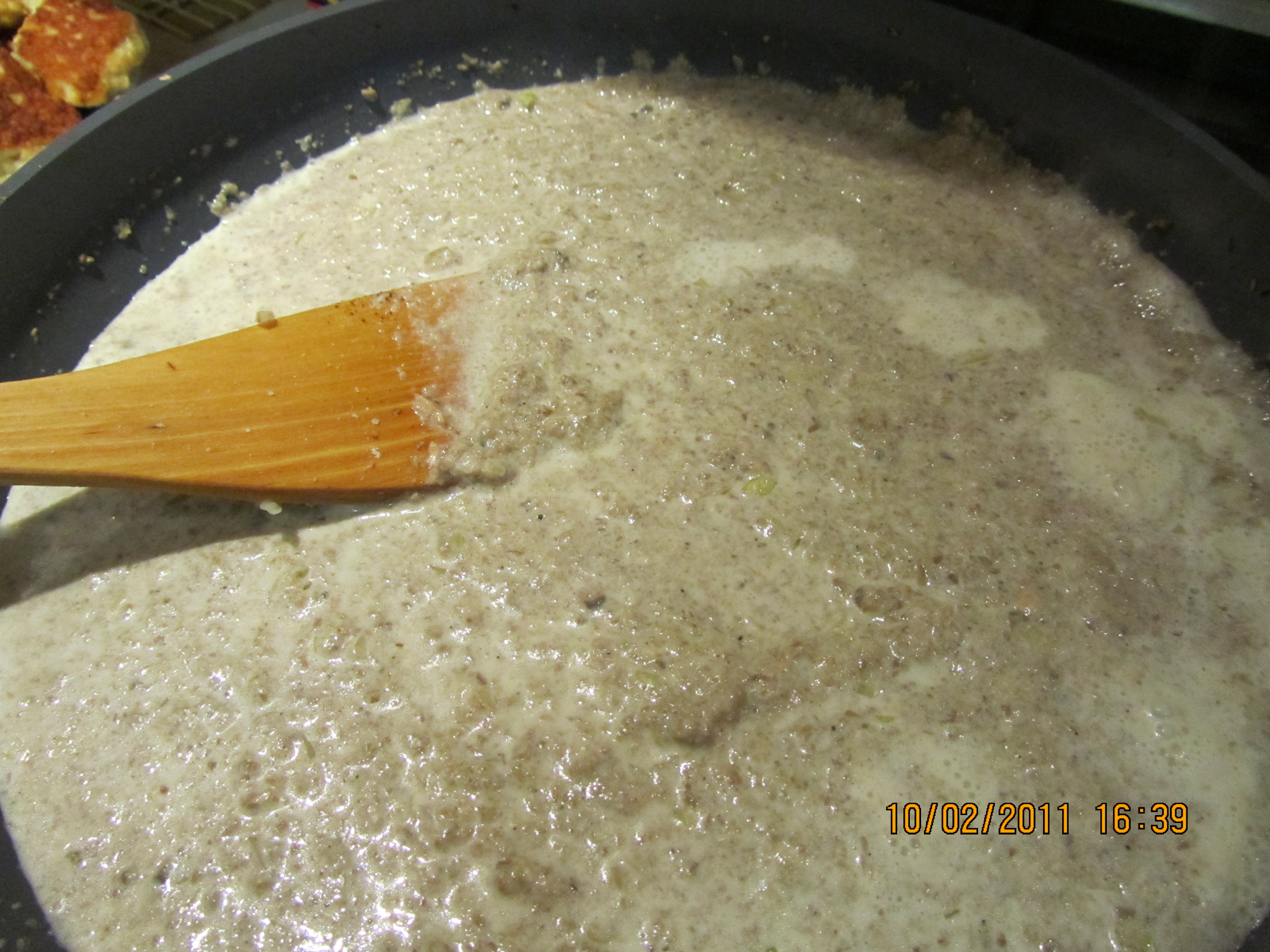 Salsa de bolets amb nata