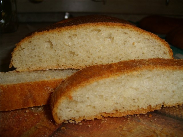 Ciabatta (kneading in a bread maker)