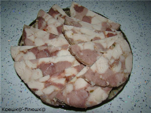 Homemade ham (collection of recipes for a ham maker)