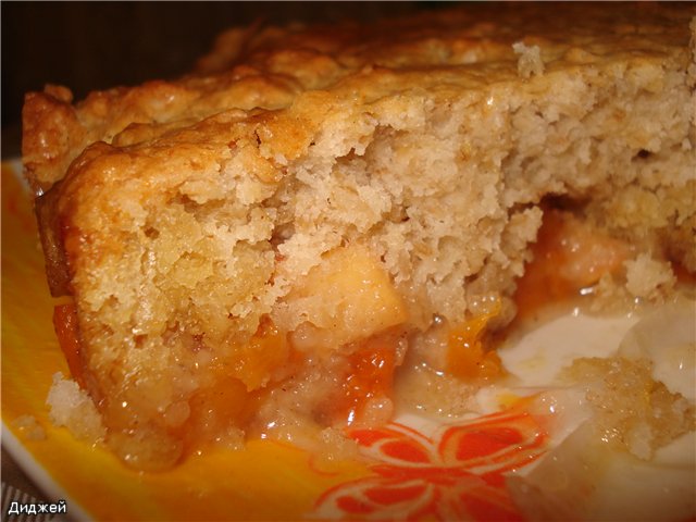 Torta di zucca e mele