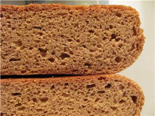 Hvet rugbrød Airy black (brødmaker)