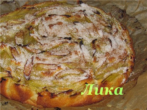 Pastel de frutas de avena