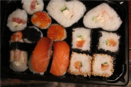 Sushi casero