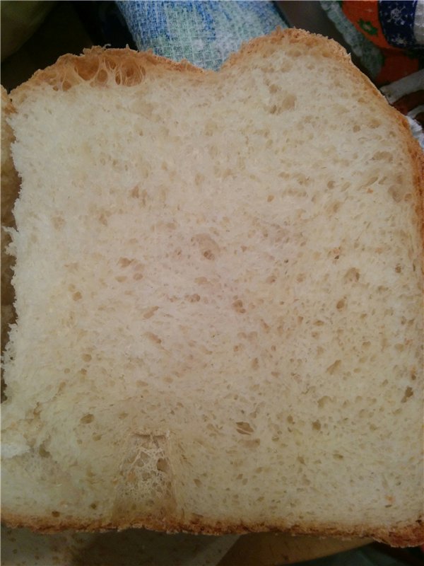 Pane italiano in una macchina per il pane