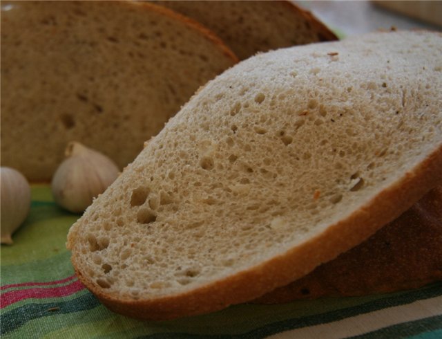 Peter Reinhart's Garlic at Rosemary Potato Bread (Oven)