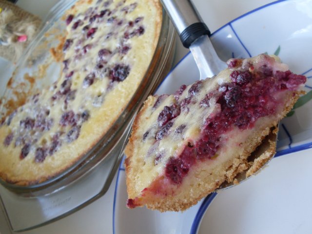 Clafoutis กับราสเบอร์รี่โดย Gerard Depardieu