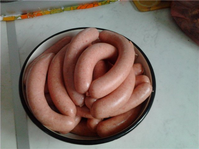 Sausage at home