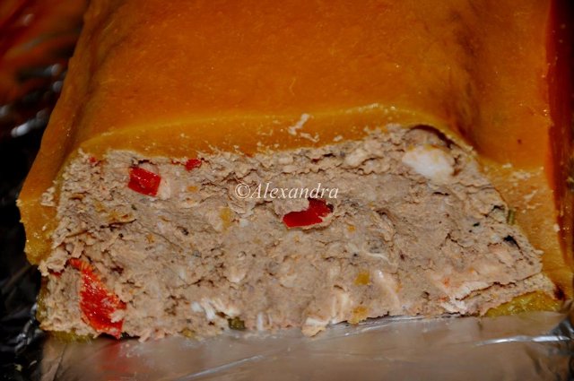 Terrina di fegato con pesche