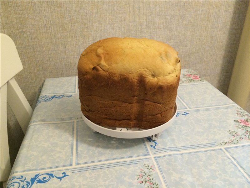 Kulich Koninklijke spelbreker in een broodbakmachine