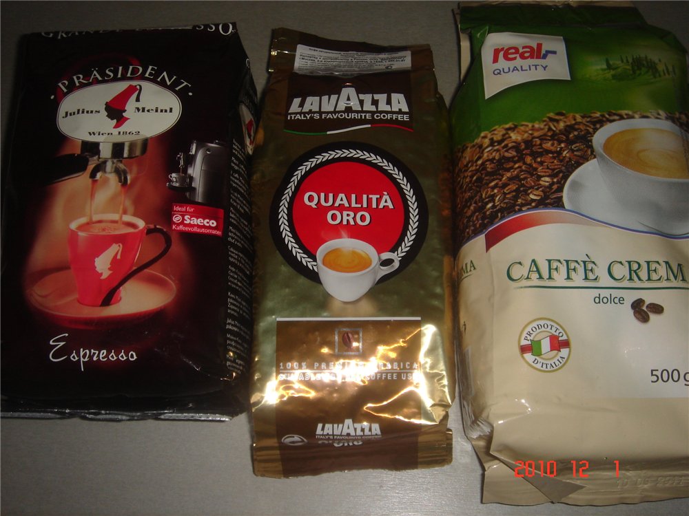 Caffè. Additivi (tipi, varietà, produttori)