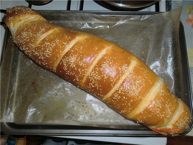 Varie pagnotte, baguette, trecce (opzioni di cottura) da Admin.