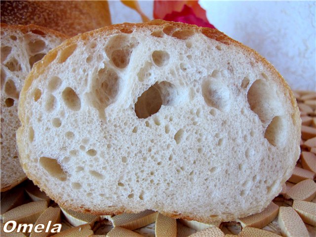 Tarwebrood "Hongaars" in de oven