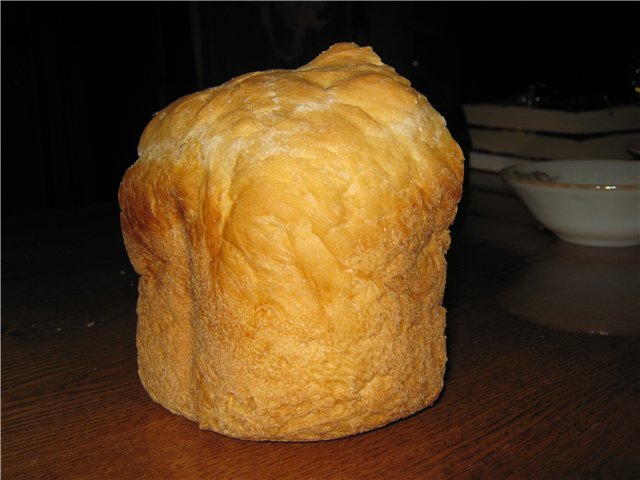 French bread in a bread maker