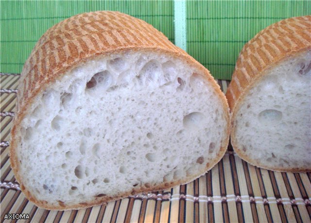 Italian bread (Ann Thibeault) in the oven