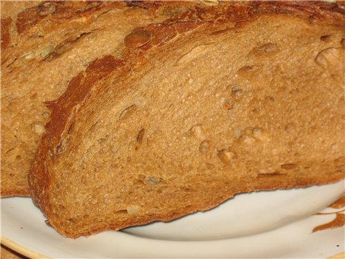 Pan de masa madre baja en ácido en el horno