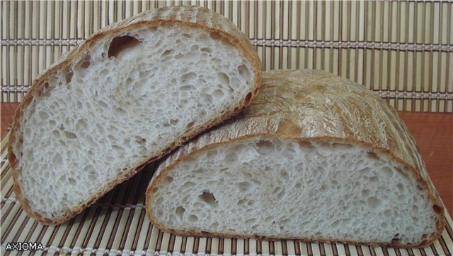 Italian bread (Ann Thibeault) in the oven