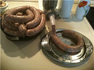 Sausage at home