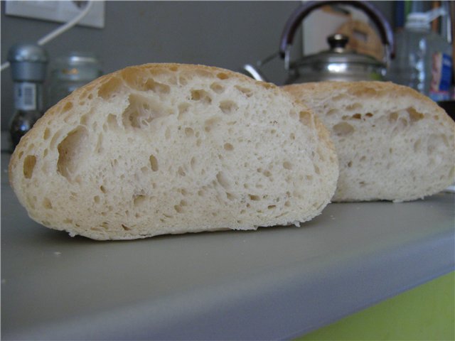 Ciabatta, Peter Reinhart (puliszkán)