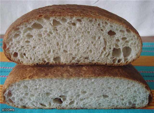 Italian bread (Ann Thibeault) in the oven