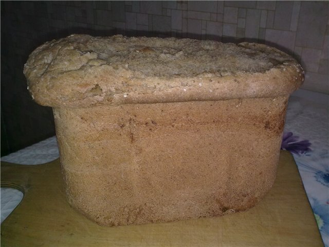 Pane con farina di prima e seconda scelta