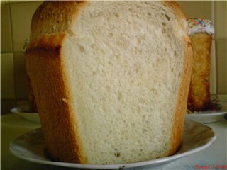 Pane italiano in una macchina per il pane