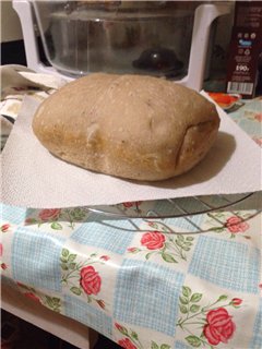 Roman ciabatta in Brand 6050 pressure cooker