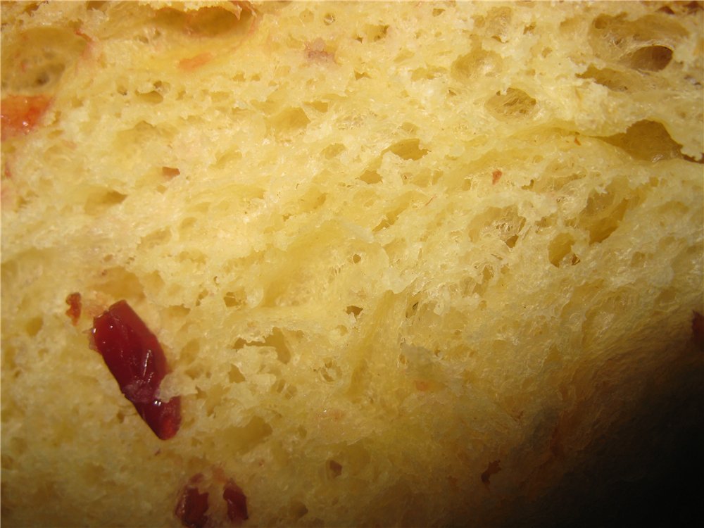 Butter bread with sourdough in a bread maker