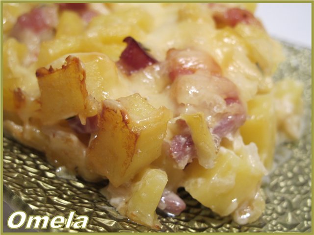 Sült burgonya Tartiflette